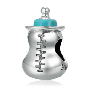 Baby Bottle Enamel Charm