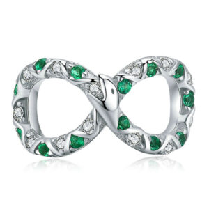 Retro Ouroboros Snake Charm