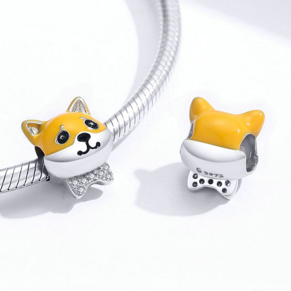 Shiba Inu Dog Charm