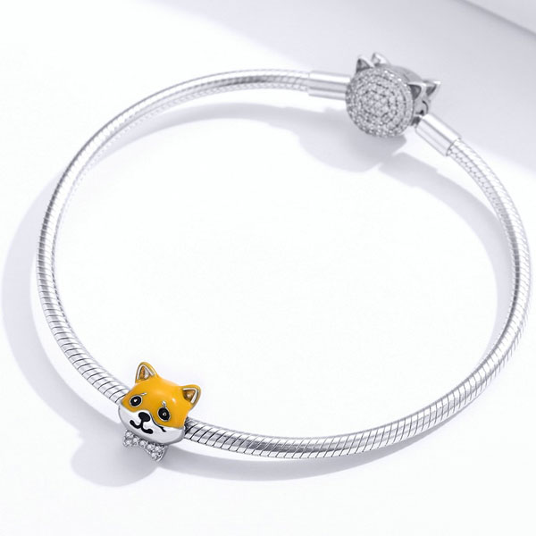 Shiba Inu Dog Charm