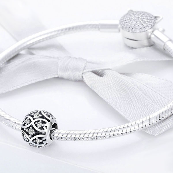 Dazzling Ball CZ Charm