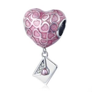 Love Letter Heart Charm