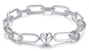 Silver Link Charm Bracelets