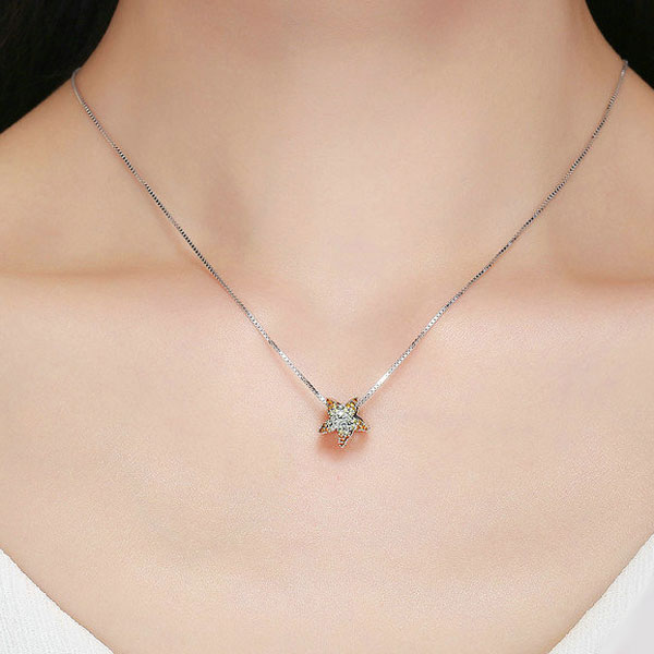 Sparkling Starfish CZ Charm - Image 5