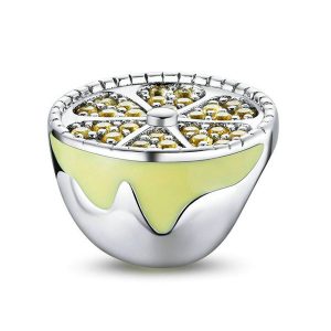 Fresh Lemon CZ Charm