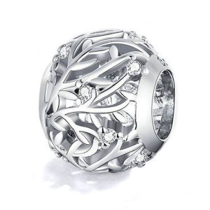 Sterling Silver Vine Charm