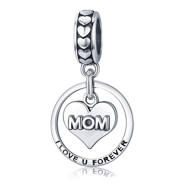 Love you Forever Mom - Sterling Silver - Silver Wholesalers