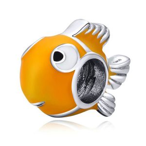 Cartoon Clownfish Enamel Charm