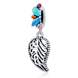 Bohemian Feather Pendant Charm