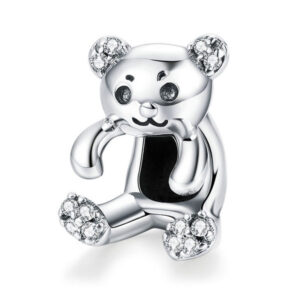 Bear Hugs CZ Charm