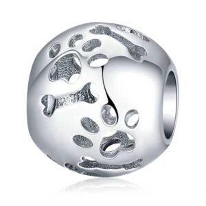 Pawprints & Bones Ball Charm