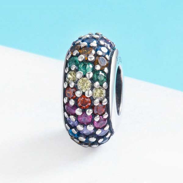 Rainbow Spacer Charm