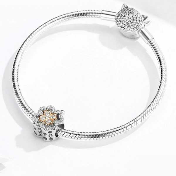 Four-Leaf Clover Charm