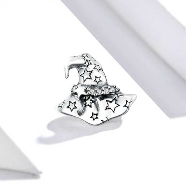 Witches Hat CZ Charm