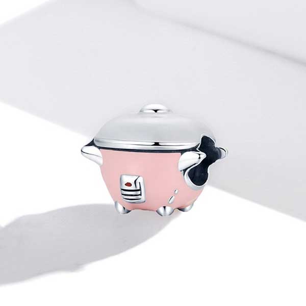 Little Crockpot Enamel Charm