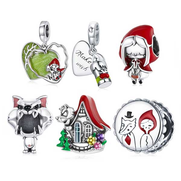 Grandma's House Enamel Charm