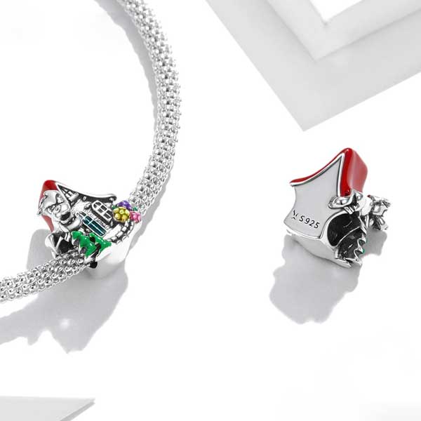 Grandma's House Enamel Charm