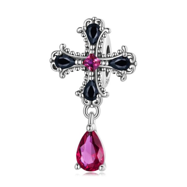 Sterling Silver Gothic Cross 2